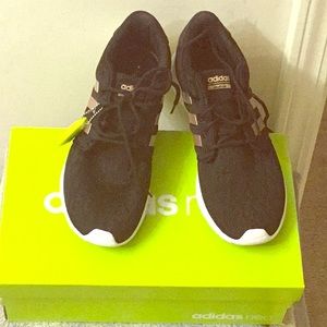 Black light adidas neo racer